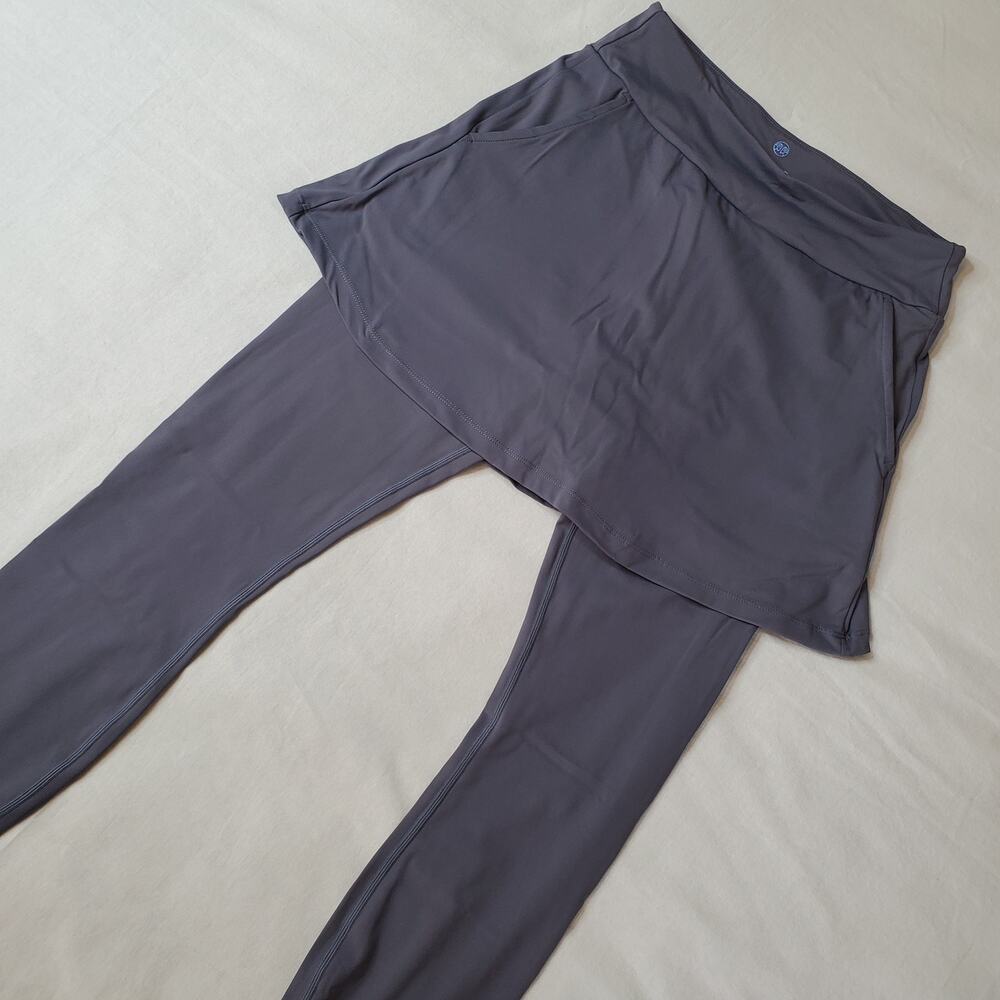 Renwick Women's Size S Skirted Leggings Golf Tennis Gray
